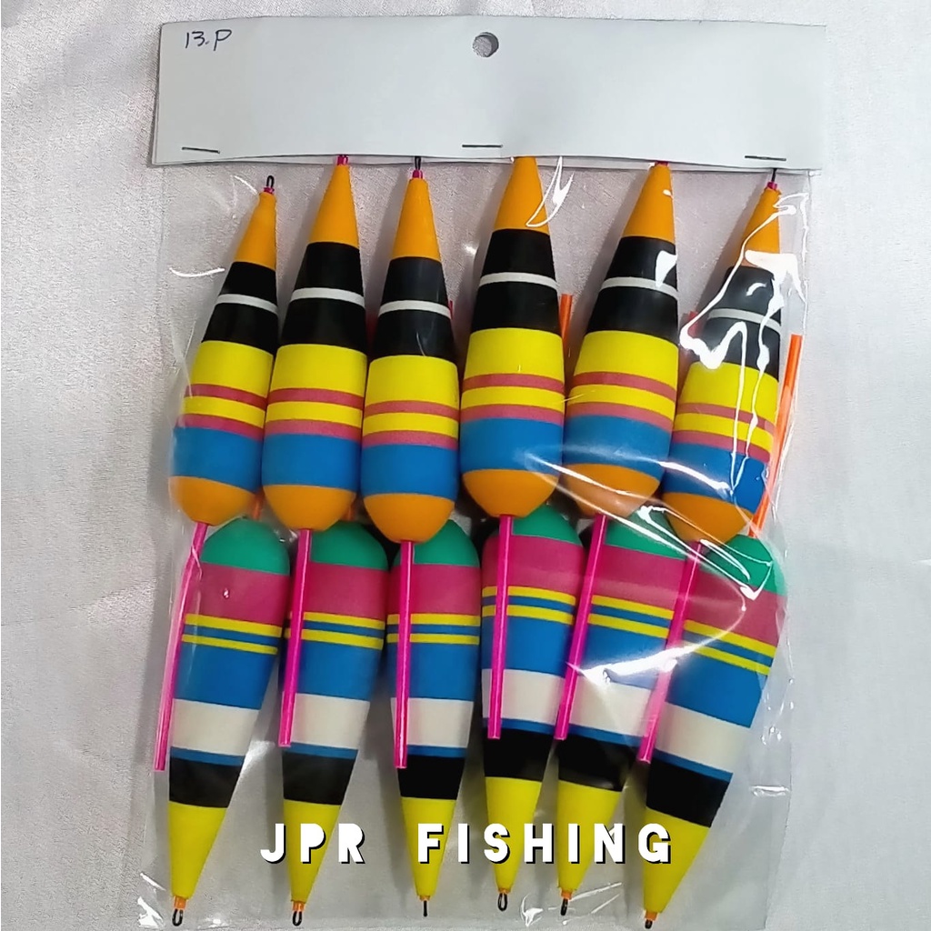 JPR Fishing Pelampung pancing busa - 13.P isi 12 pcs (cocok untuk memancing ikan nila, ikan mas, ika