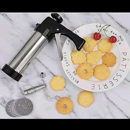#####] Cookies Gun Press Alat Cetak kue kering Semprit Biscuit Cake Mold Gun