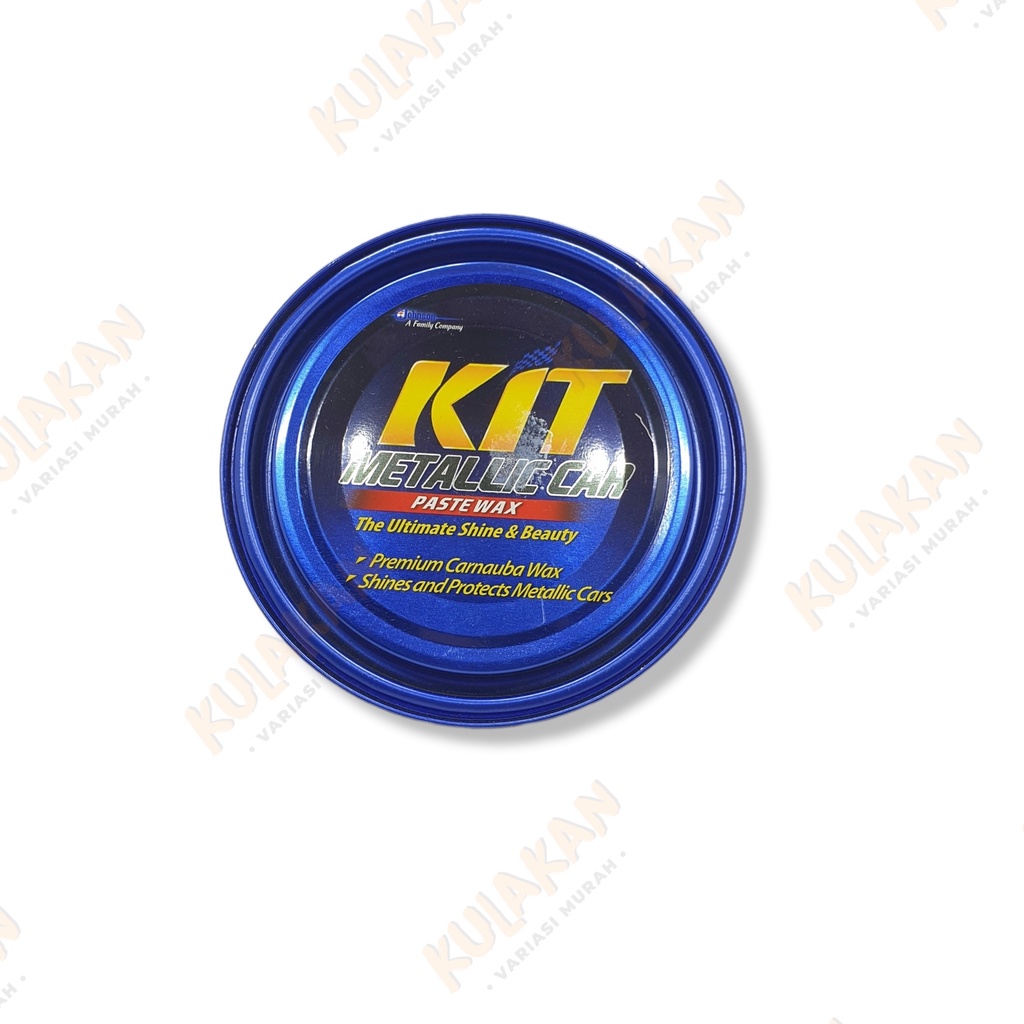 Kit Kaleng Metalic Biru Paste Wax Metallic Car Poles Pengkilap Body 225 Gram