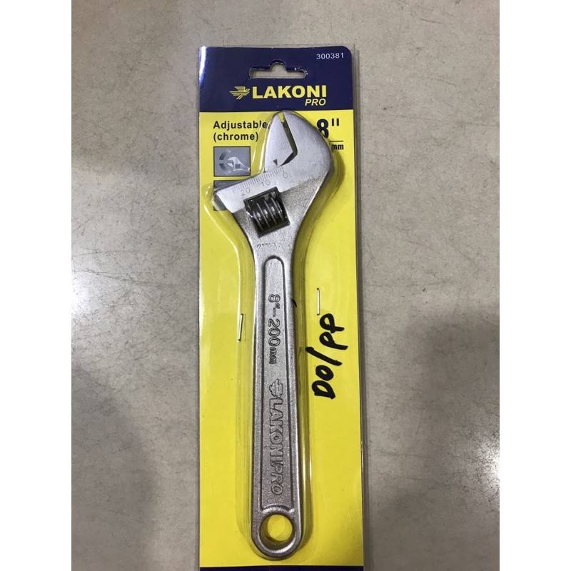 Kunci inggris 8inci/kunci serba guna lakoni