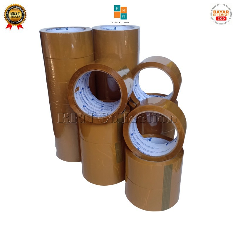 

Lakban OLSHOP/Lakban packing/solasi coklat/isolasi coklat besar/isolasi coklat 2 inch/lakban coklat