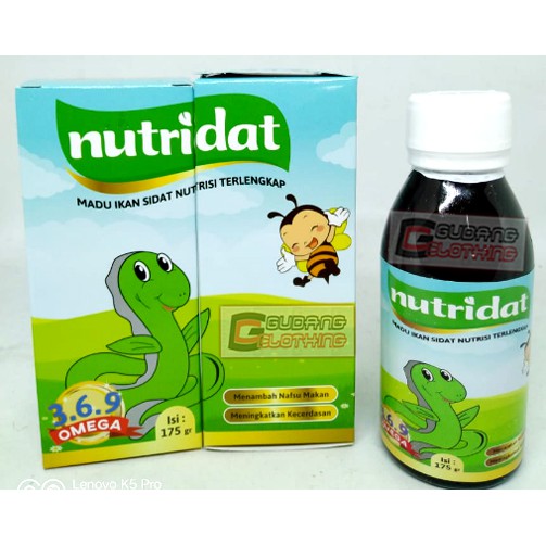 

NUTRIDAT Suplemen Vitamin Anak Meningkatkan Nutrisi Otak Anak