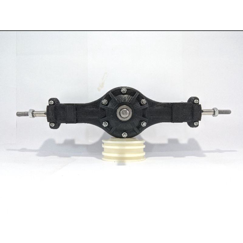 Gardan belakang dan tengah RC truck skala 12 canter skala 16 hino