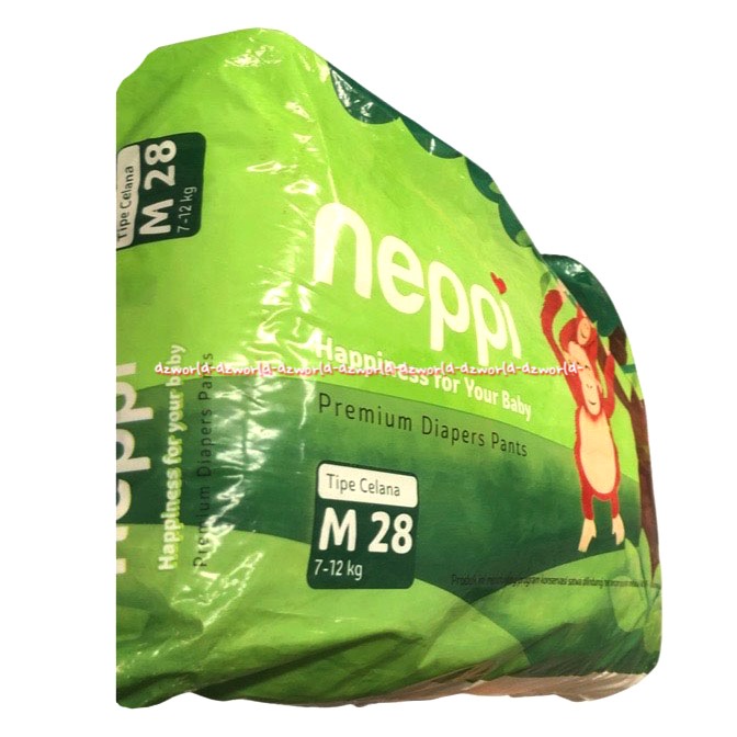Neppi Premium Diapers Pants M28 Popok Celana Nepi Untuk Bayi Anak Large M 28 Neppy Diaper Pant Napi