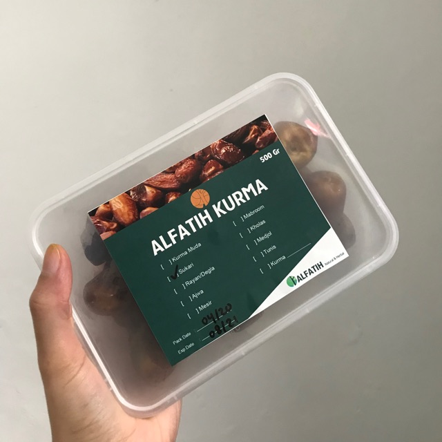 

Kurma Sukari Al Qassim Repack 500g