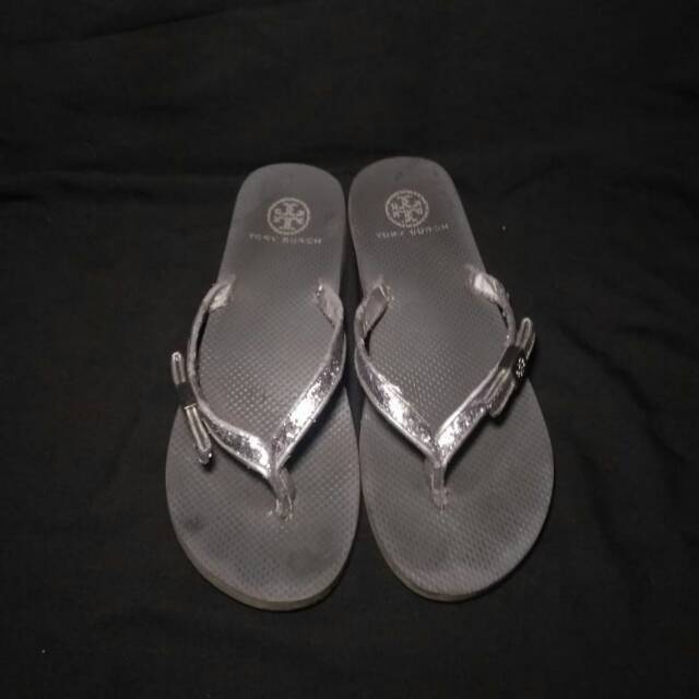 tory burch glitter sandals