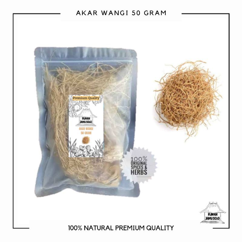 

Akar wangi kering 50 gram