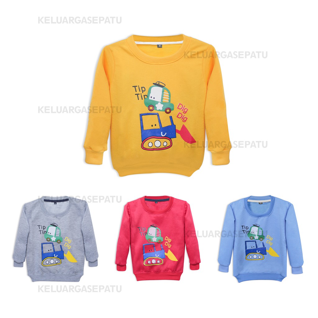 SWEATER ANAK LAKI LAKI SWEATER ANAK PEREMPUAN SWEATER BAYI SWEATER ANAK KARAKTER MOBIL