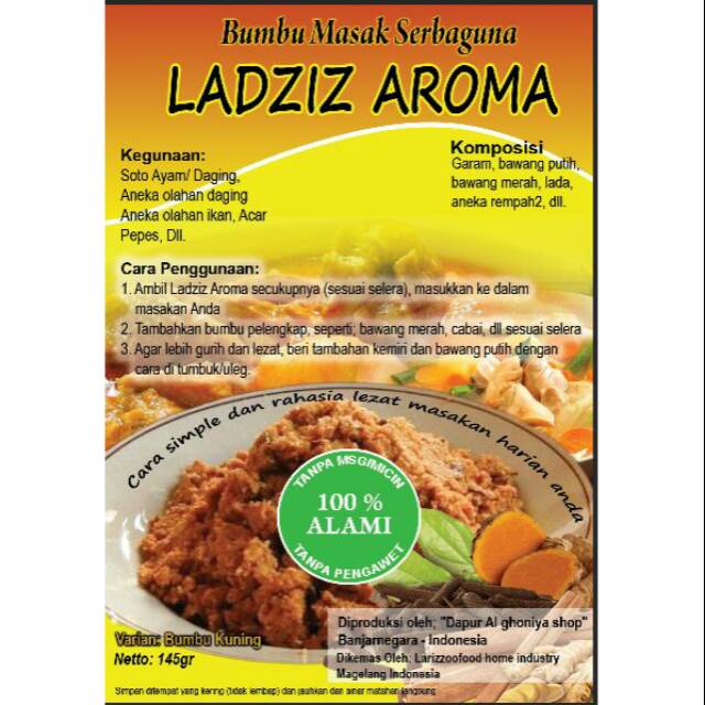 

Bumbu Masak Serbaguna