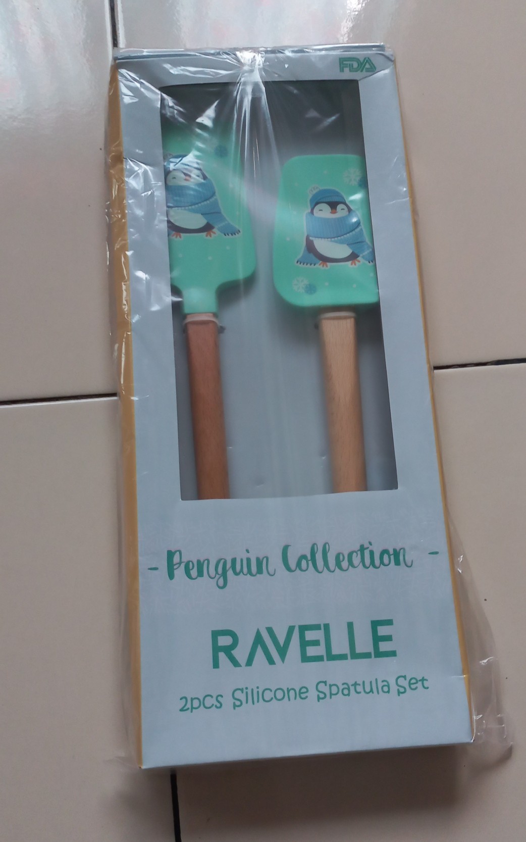 Ravelle Penguin Sutil Set 2pcs - Peralatan Masak Sutil Spatula