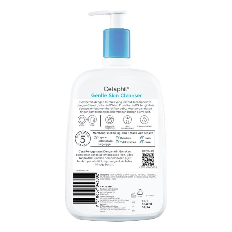 Cetaphil Gentle Cleanser 1000 mL / 1 Liter