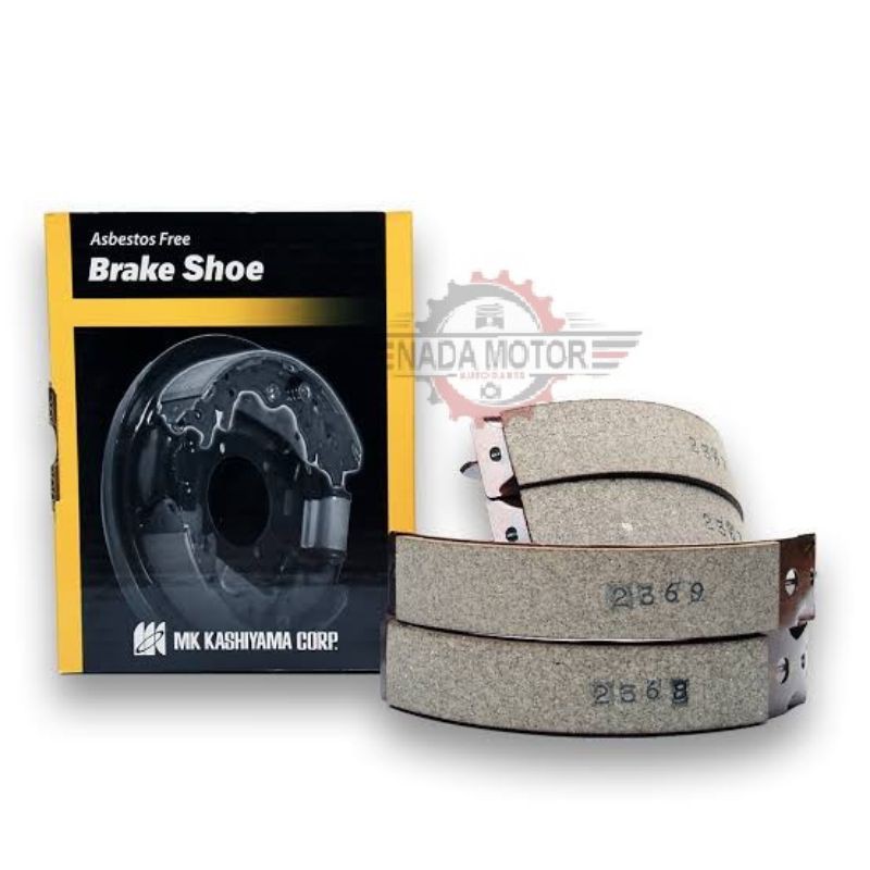 kampas rem belakang soluna starlet