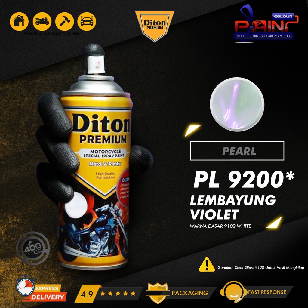 DITON PREMIUM LEMBAYUNG VIOLET 9200* Cat Semprot /Pylox/Samurai/Helm