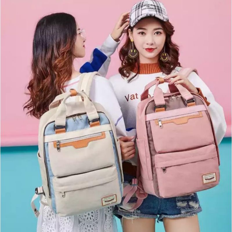 Tas Ransel perempuan'Anello Tas tenteng tas ransel sekolah backpack tas anak cuci gudang