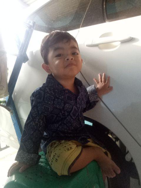 Kemeja Batik Couple Ayah Anak Murah