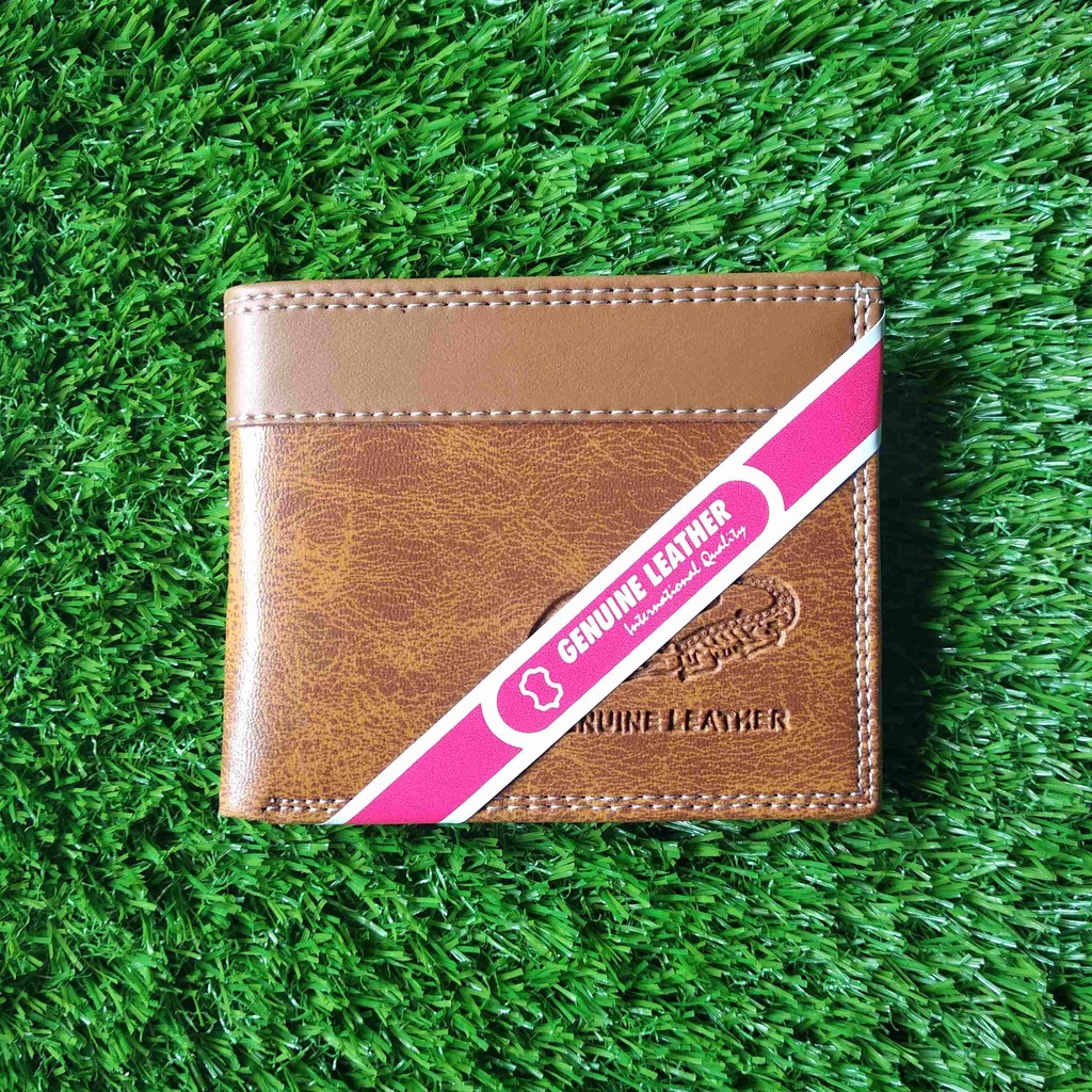 Dompet Pria Murah Coklat Kulit Sintetis