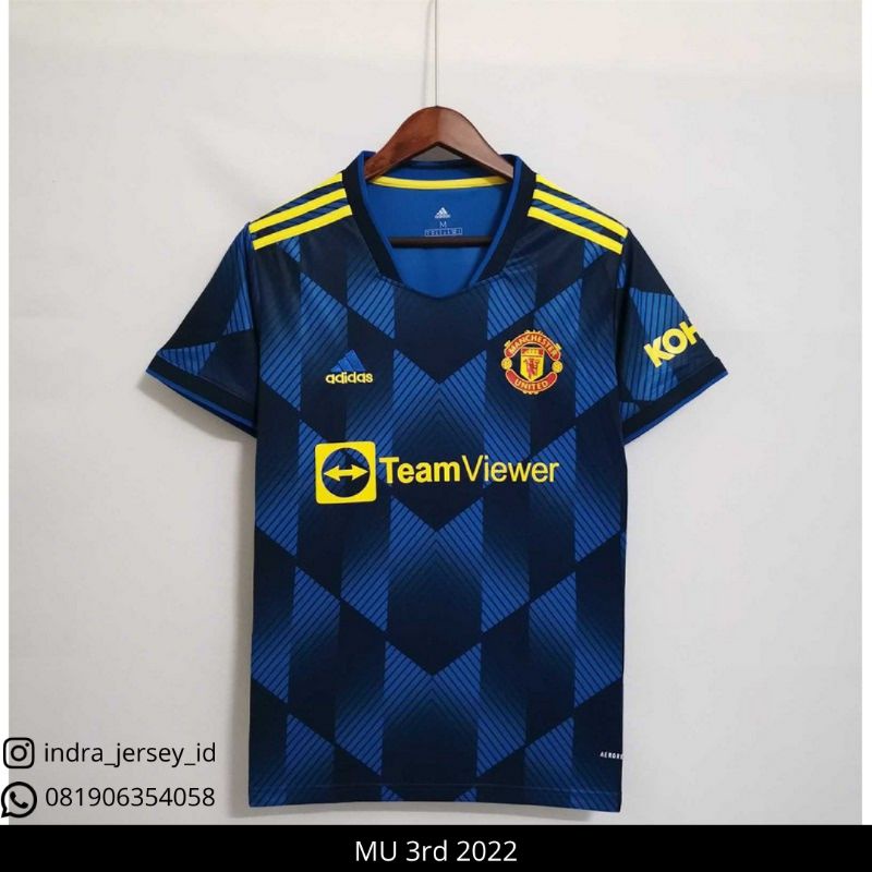 Jersey Bola Grade Ori High Quality MU 3rd 2021/2022