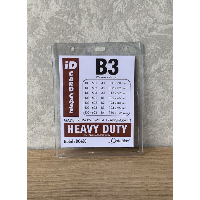 ID Card Case B3/ Name Tag/ Plastik ID Card