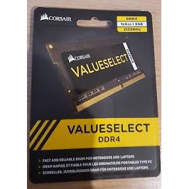 Corsair 8GB DDR4 2133 MHz SODIMM Memory RAM Laptop CMSO8GX4M1A2133C15