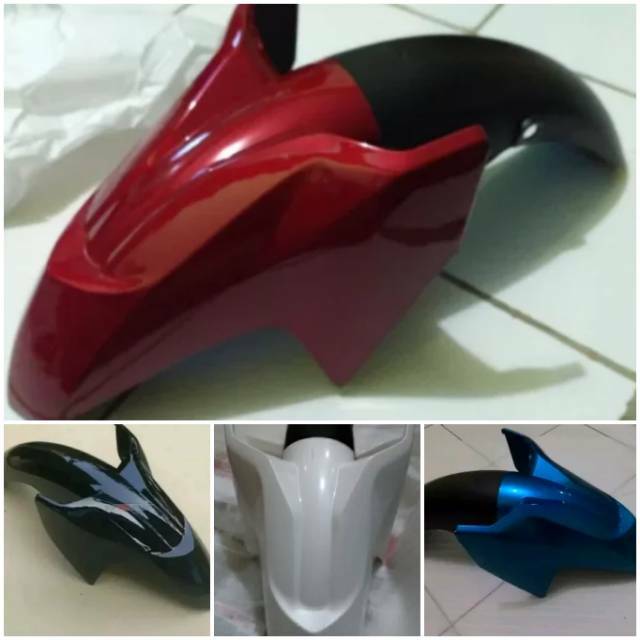 Spakbor depan jupiter Mx new 135cc 2011 2012 2013 2014 Hitam merah biru putih