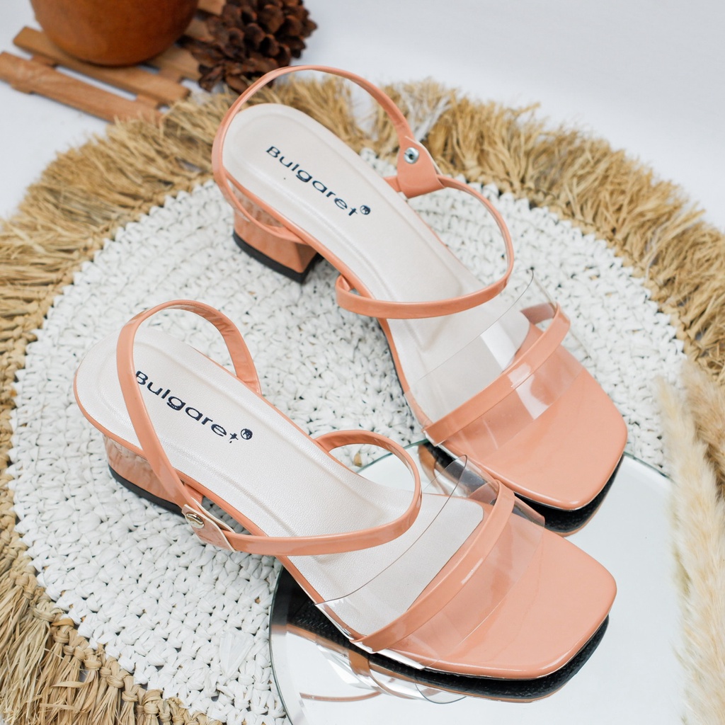Image of Sandal Wanita High Heels Hak Tali Wanita R 15 #4