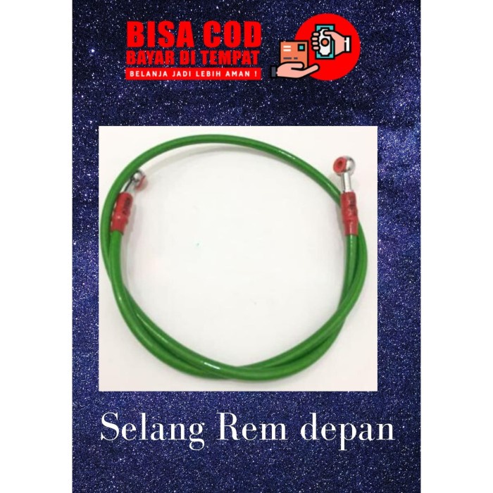 COD 005 Selang Rem Disc Belakang Motor [60 cm] - IJO