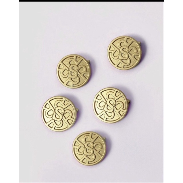 NEW mini rounded brooch xanadu buttonscarves x riamiranda BSxRM