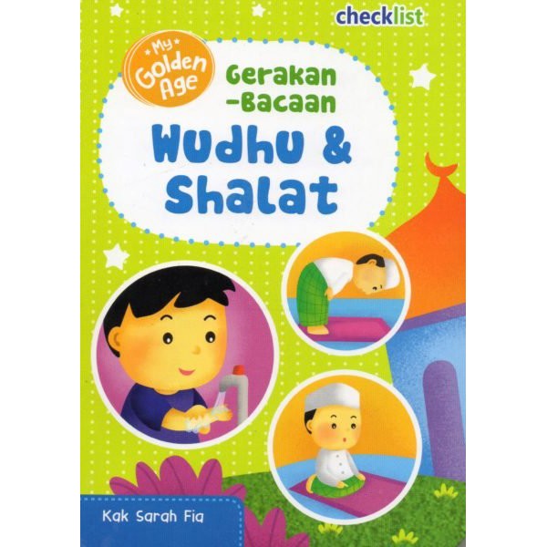 Boardbook Balita - Buku Anak Gerakan - Bacaan Wudhu dan Sholat