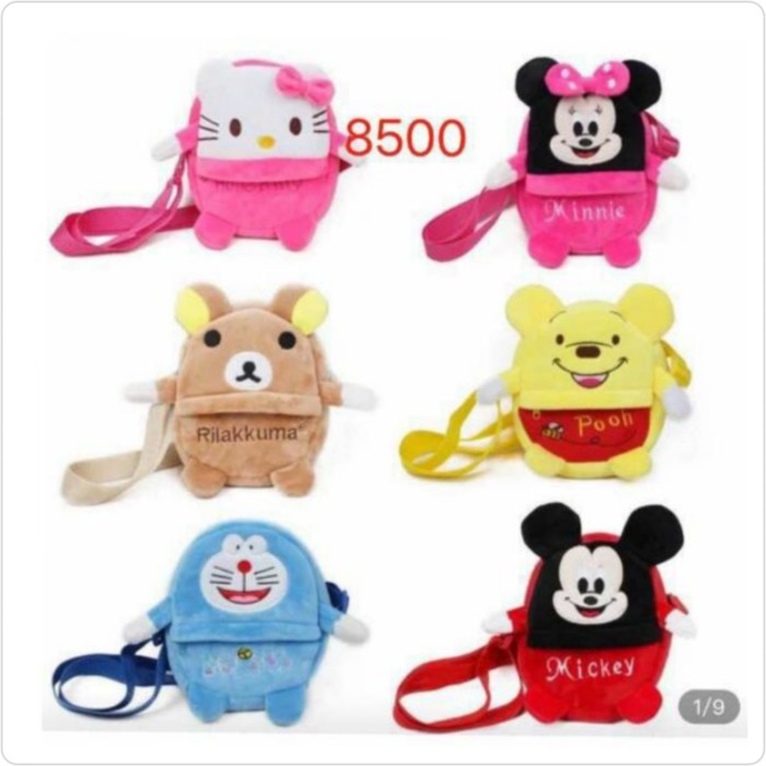 TAS04 - Tas selempang boneka anam balita toddler kids bag