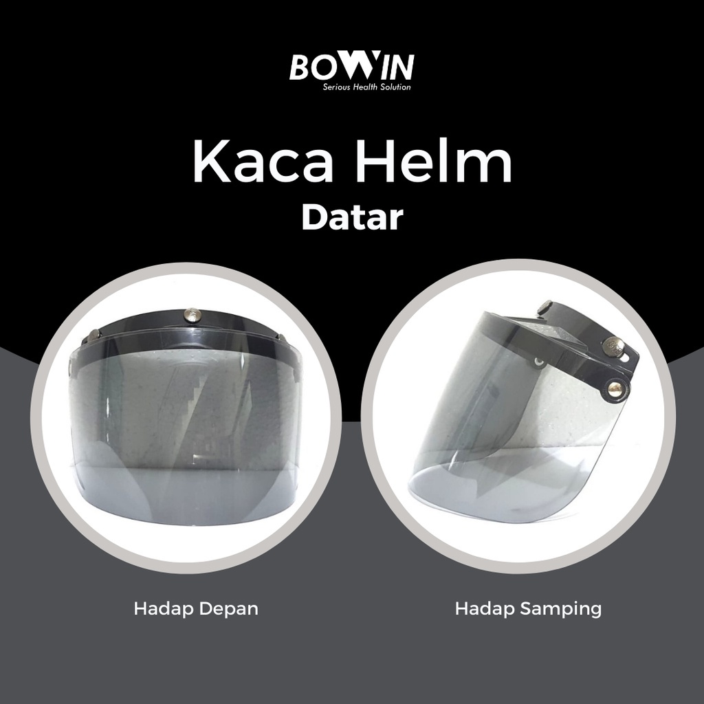 BOWIN Helm Premium Carbon Fiber SNI (Helm Half Face / Helm Retro / Helm Bogo)