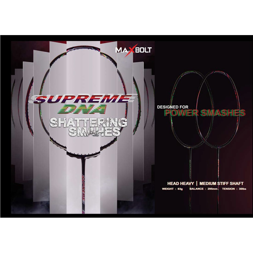 Raket Maxbolt Supreme DNA Red&Green