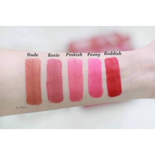 ❤ BELIA ❤ Lip on Lip Matte Lipstick Velvet Matteness Nude / Rosie / Pinkish / Peony BPOM Rohto