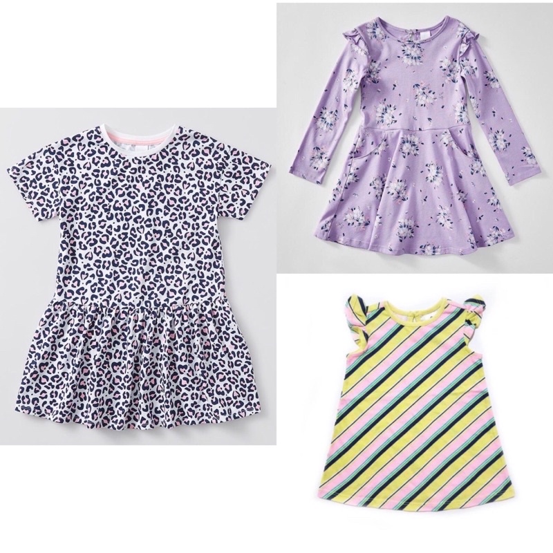 Dress kaos katun anak branded Target