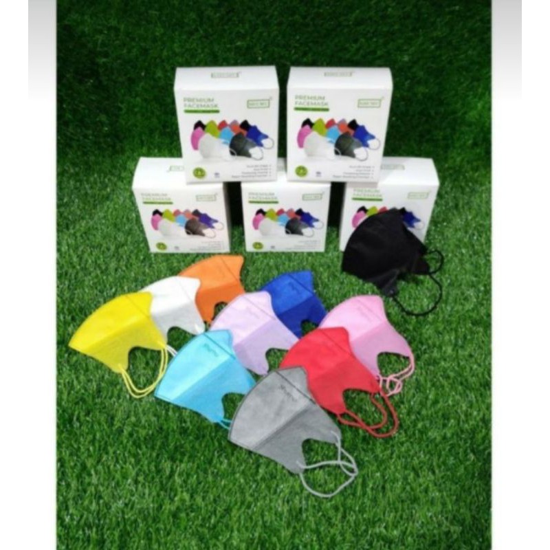 Masker Duckbill SHUMU warna warni isi 25pcs/Masker Duckbill Warna Murah