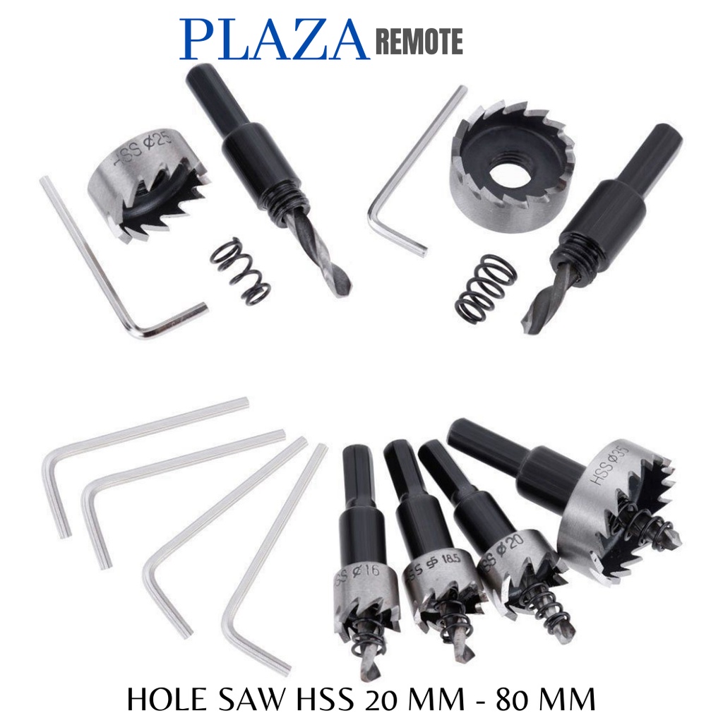 MATA BOR BESI HOLE SAW HSS TITANIUM DRILL BIT BESI METAL CARBIDE 21.5 MM