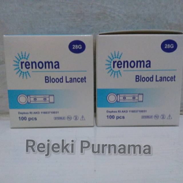 Jarum Bekam / Blood Lancet 28G Renoma