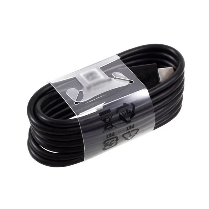[RO ACC] KABEL DATA SAMSUNG TYPE C NOTE 7 8 S8 PLUS ORIGINAL BLACK PACKING
