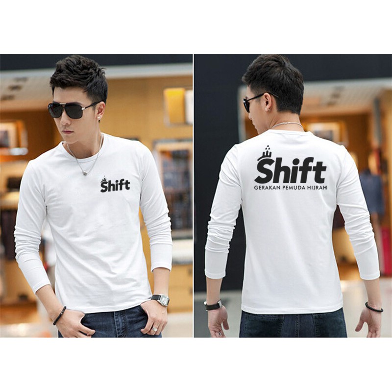 Tshirt Kaos Baju Shift Gerakan Pemuda Hijrah Lengan Panjang