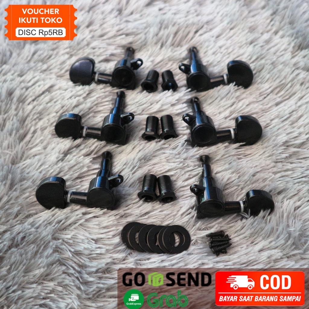 [SIAP KIRIM] Dryer Grover untuk stem gitar putaran gitar 1 Set
