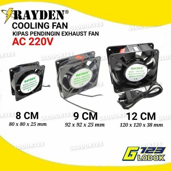 Cooling Fan AC 220V Kipas Fan Internal Fan Cooler