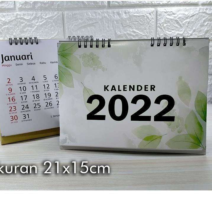 

㊞ Kalender Meja Polos Besar 2022