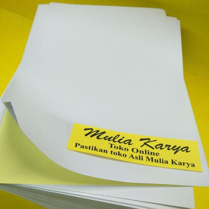 

KERTAS LABEL STICKER HVS A4 STIKER / RIM ISI 500 LEMBAR XBV5615EA