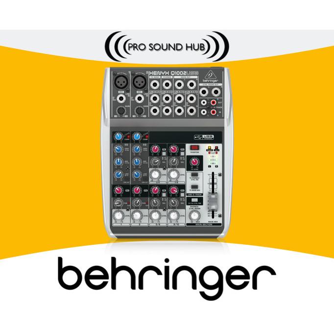 Behringer Xenyx Q1002USB Q1002 USB Q 1002 Mixer 10 Input 2 Channel USB