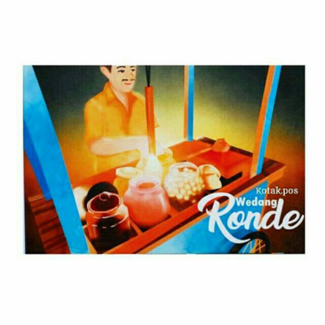 

WEDANG RONDE ILLUSTRATION KARTU POS POSTCARD POSTCROSSING SURAT FILATELI GROSIR KHAS TRADISIONAL