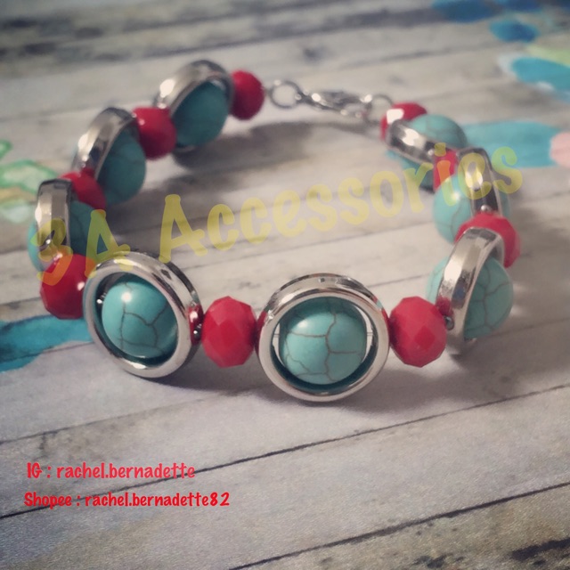 Gelang Bohemian Howlite