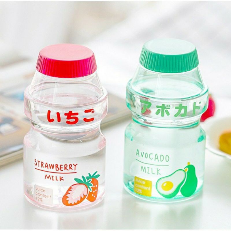 BOTOL MINUM FRUIT BENING UNIK LUCU BOTOL MINUM ALA KOREA 480 ml