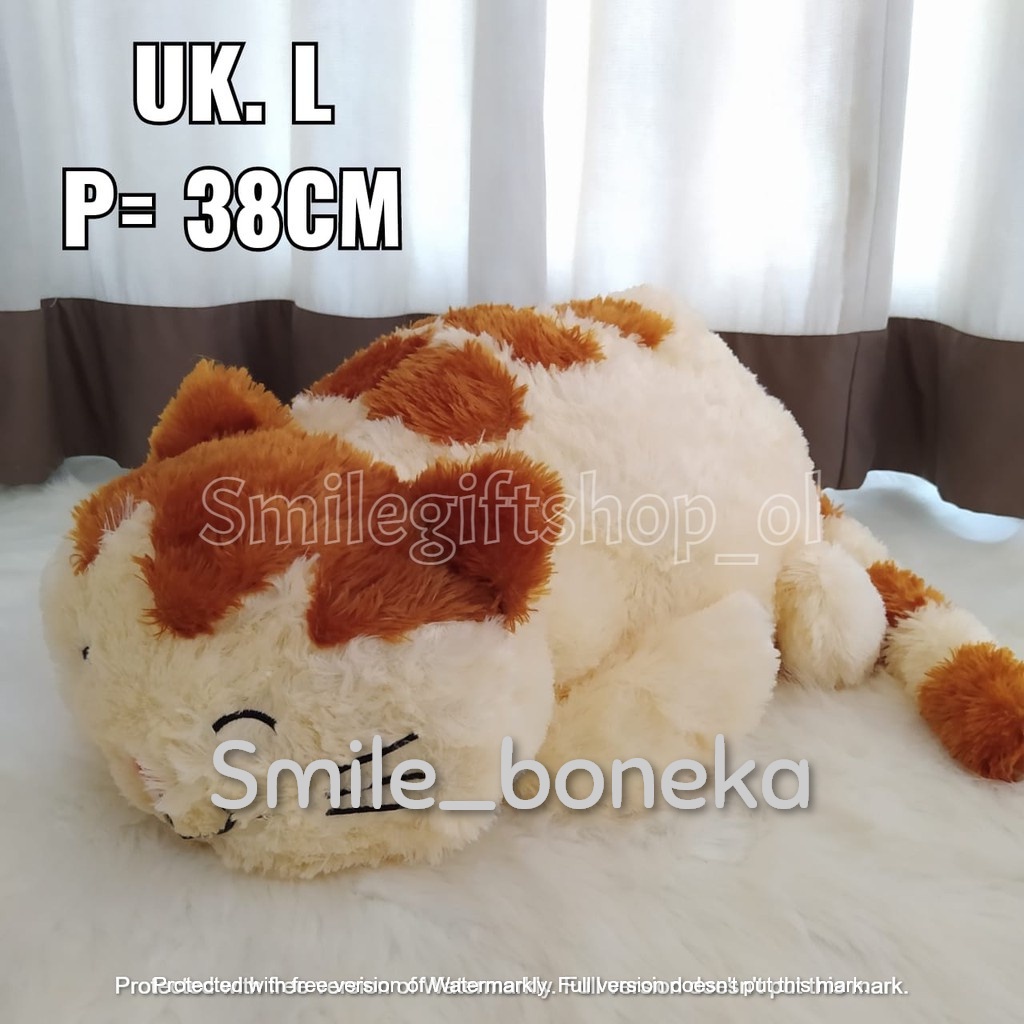 Smile/Boneka Kucing Lemoneko (New Arrival)