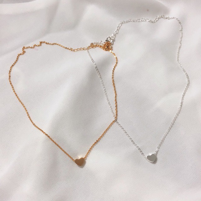 NEEDED.ID JKT | Mini Love Necklace / Kalung Liontin Bentuk Hati Lucu / Kalung Korea Aesthetic Modern