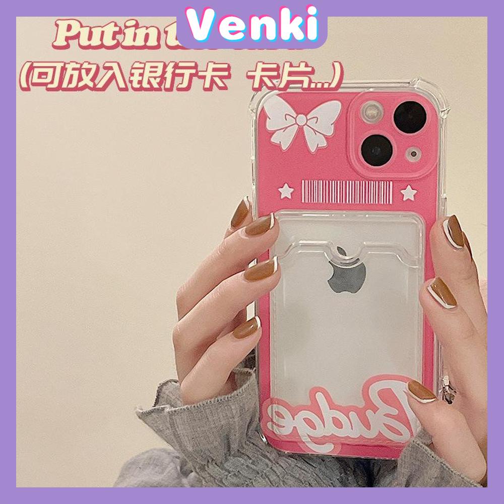 Soft Case Silikon Transparan Shockproof Holder Kartu Foto Cover iPhone 13 Pro Max 12 11 7 Plus