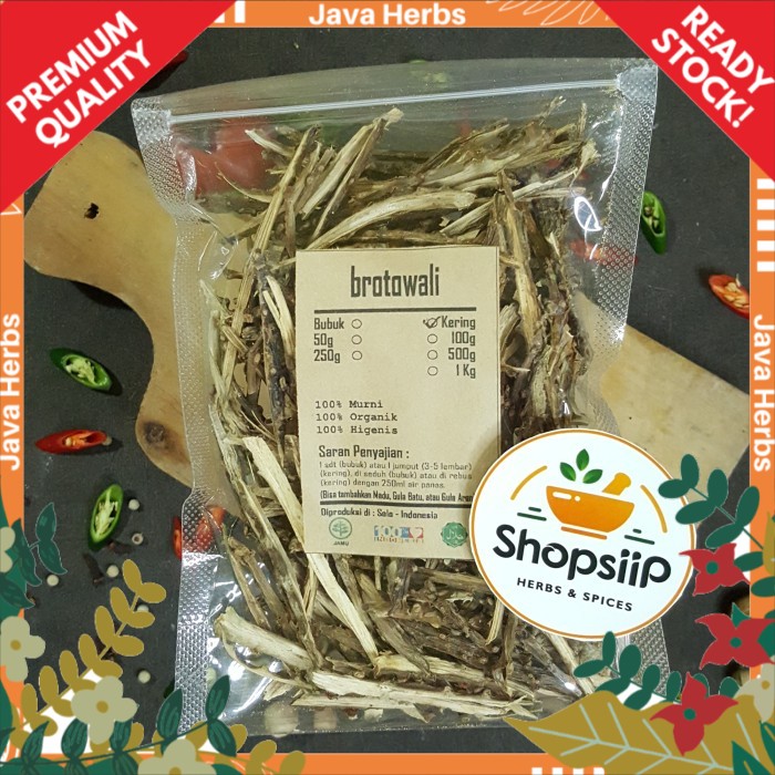 

BROTOWALI BRATAWALI TINOSPORA CORDIFOLIA KERING 1KG